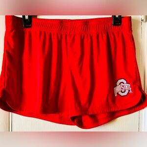 Women's Red Athletic Shorts